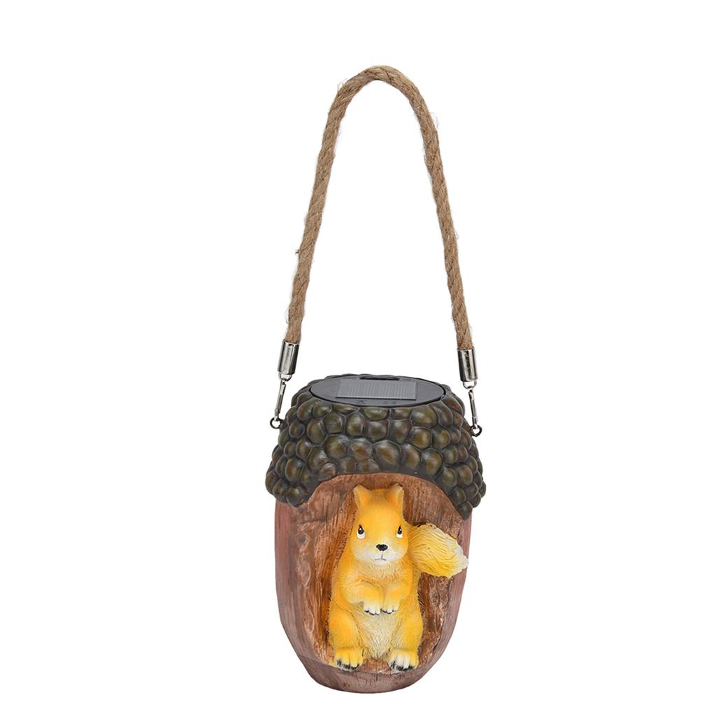 Solar Squirrel Stake Lights Outdoor IP67 Waterproof Squirrel Decorative Lights for Patio Yard