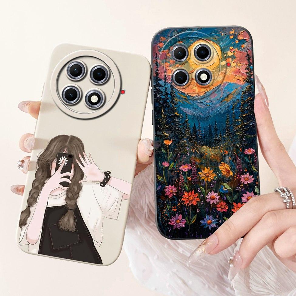 For Tecno Camon 30S Case CLA5 Silicone Cute Cat Fashion Butterfly Flower Love Painted Cover For Camon 30S Tecno Phone Case Funda