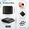 16 Pcs Rubber Non-Scratch Protective Covers Tip Silicone Pieces Air Fryer Tray Rubber Feet Air Fryer Rubber Bumpers Air Fryer Replacement Parts