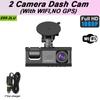 3Channel WiFi APP GPS Dash Cam for Cars Camera Car Dvr 1080P Video Recorder Rear View Camera for Vehicle Black Box Car Accessory