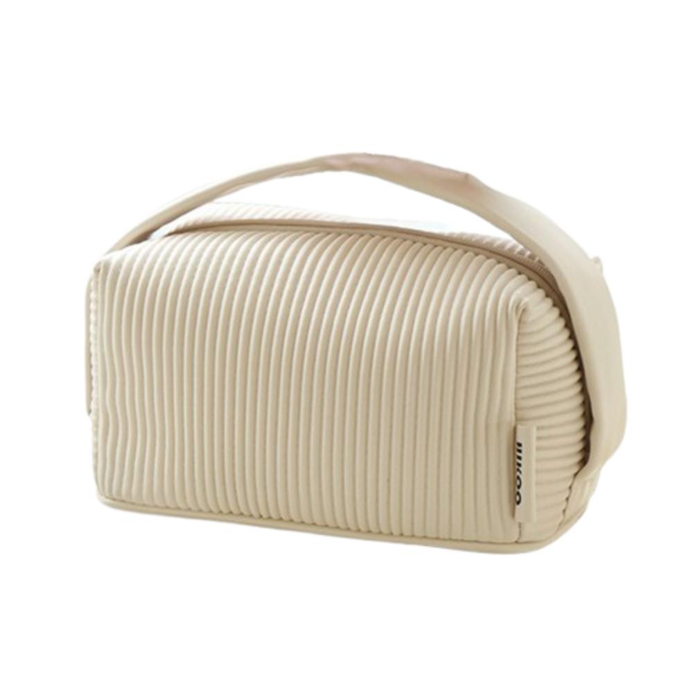 PU Leather Toiletry Storage Case Large Capacity Bathroom Storage Bag  Travel Accessories