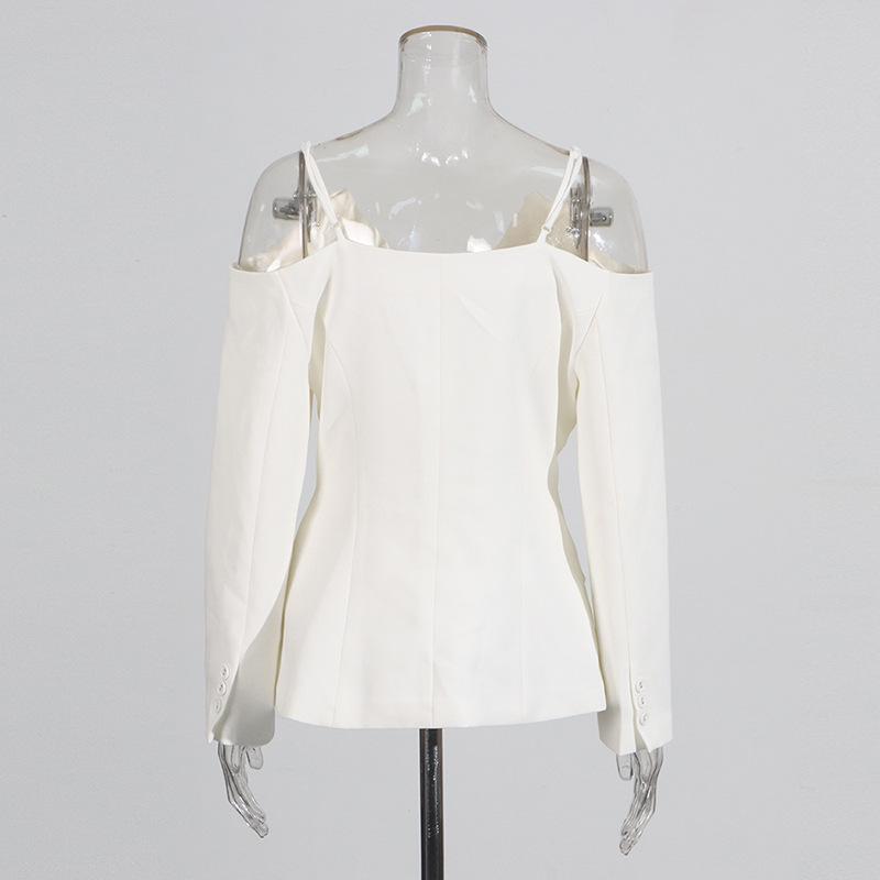 Australský komplet s odhalenými rameny a vysokou plisovanou sukní pro ženy - Kolekce 2025