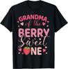 Grandma Of The Berry Sweet One Strawberry First Birthday T-Shirt