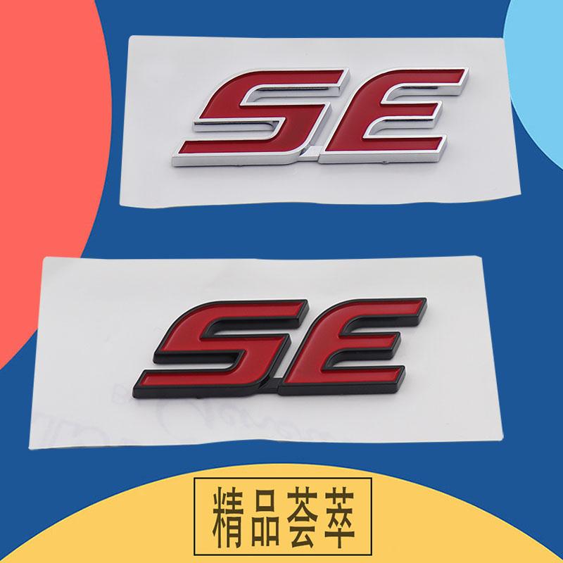3D Premium ABS SE Buchstabenaufkleber Heckstoßstange Plakette Auto Heckklappe Emblem Zubehör Außendekoration