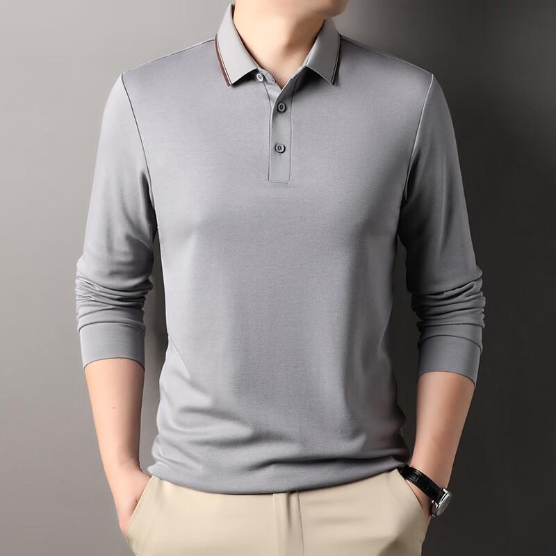 

Firstview Men s Casual Long-Sleeve Polo Shirt FV25D2195 M