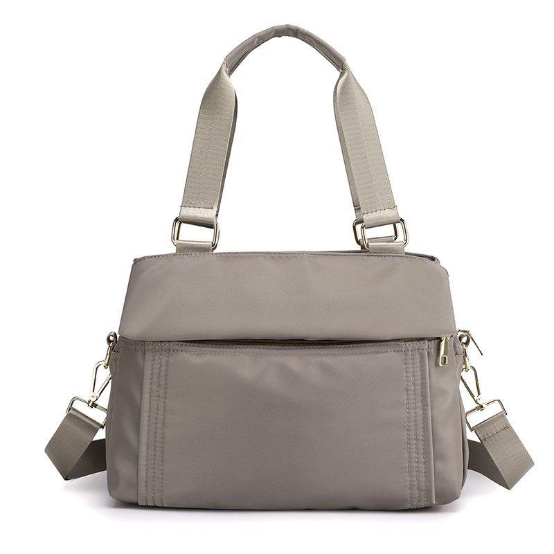 

Handbag - Large Capacity Bag - Casual Women s Bag - Shoulder Bag - Multi-layer Crossbody Bag сірий колір