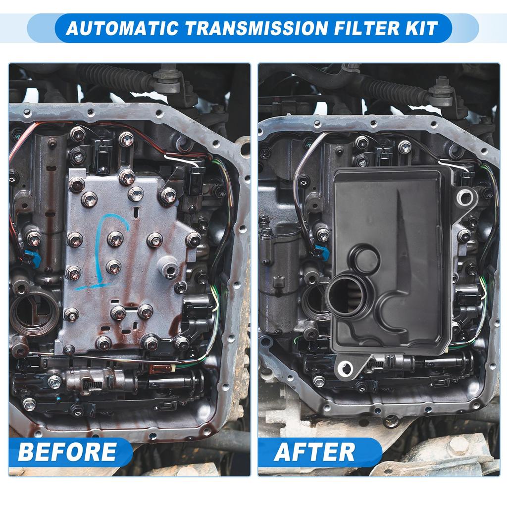 ACROPIX 35330-28020/35168-28020 Automatic Transmission Filter Pan for Toyota Noah 2.0L 2010-2017 - Set of 1