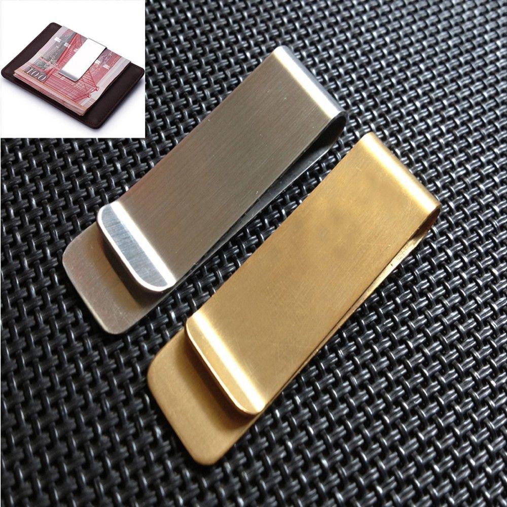

Color Money Metal Holder Banknote Holder 2 Colors Cash Clamp Wallet Money Clip Credit Card ID Clips срібний