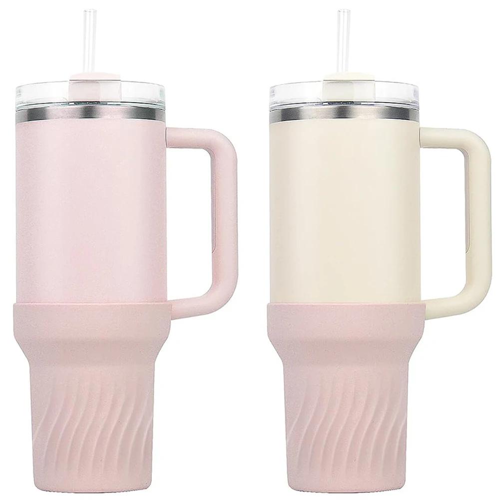 Silicone Boot Bottom Sleeve Cover for Stanley 30oz/40oz Quencher Adventure Tumbler Cup Holder Water Bottle Protective Sleeve