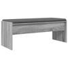 Hallway Bench with Cushion Grey Sonoma 103 X 38 X 40 Cm