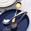 HANYANG 304 Big Head Round Spoon Creative Coffee Dessert Spoon Mix Rice Spoon