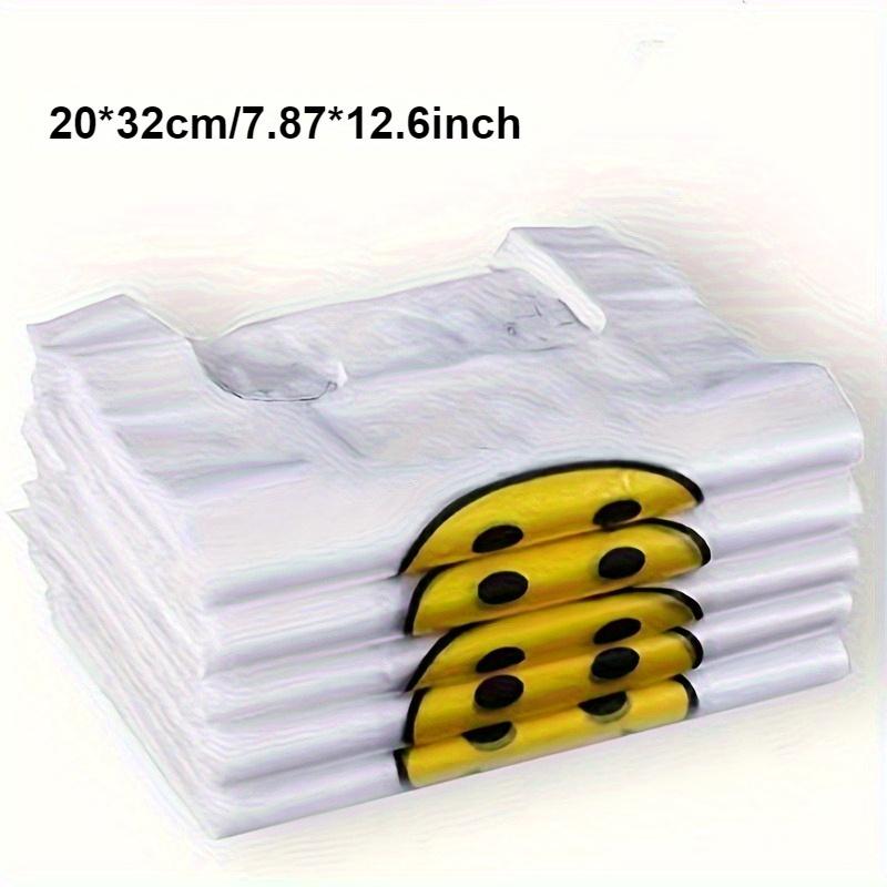 50pcs Reusable Plastic Shopping Bags with Handles - Durable, Spacious & Lightweight - Ideal for Retail, Home, and Grocery Stores, Shopping Bags