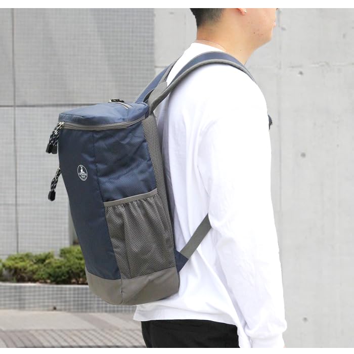 2023 Captain Stag Rucksack, 26L Quadratisch, 01318, Kinder, Herren, Jungen, Mädchen, Damen, Freizeit, Unisex (Marine)