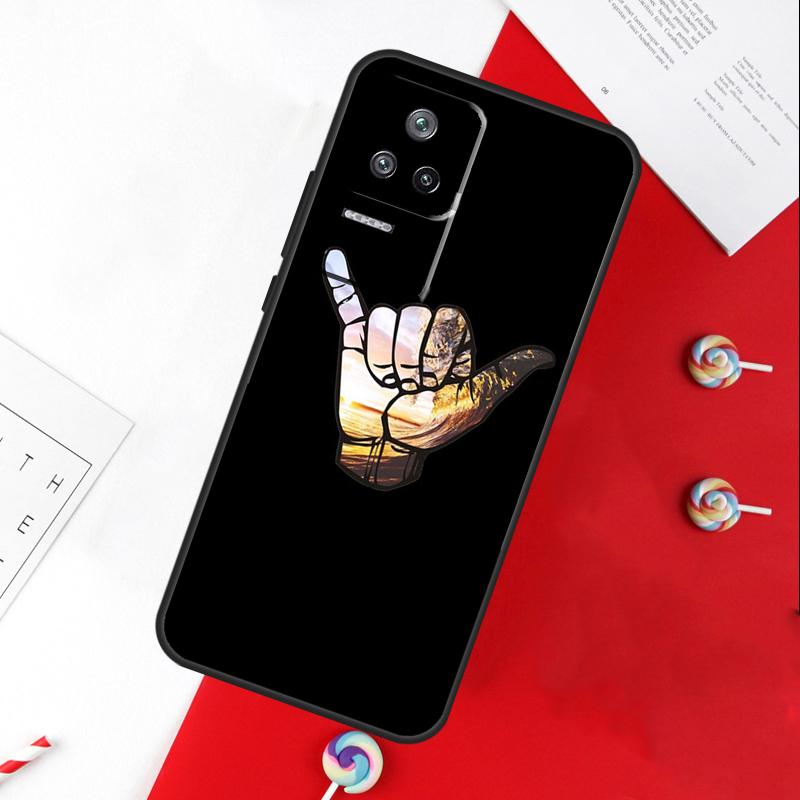 Surfer Surf Hang Loose Cover For Xiaomi 15 Ultra 13 14 11T 12T 13T 14T Pro POCO X7 Pro X3 X5 X6 M6 F5 F6 Pro Case