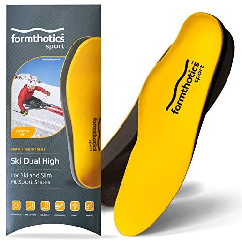 Спортивные стельки Formthotics Ski Dual High S Желтый/Угольный