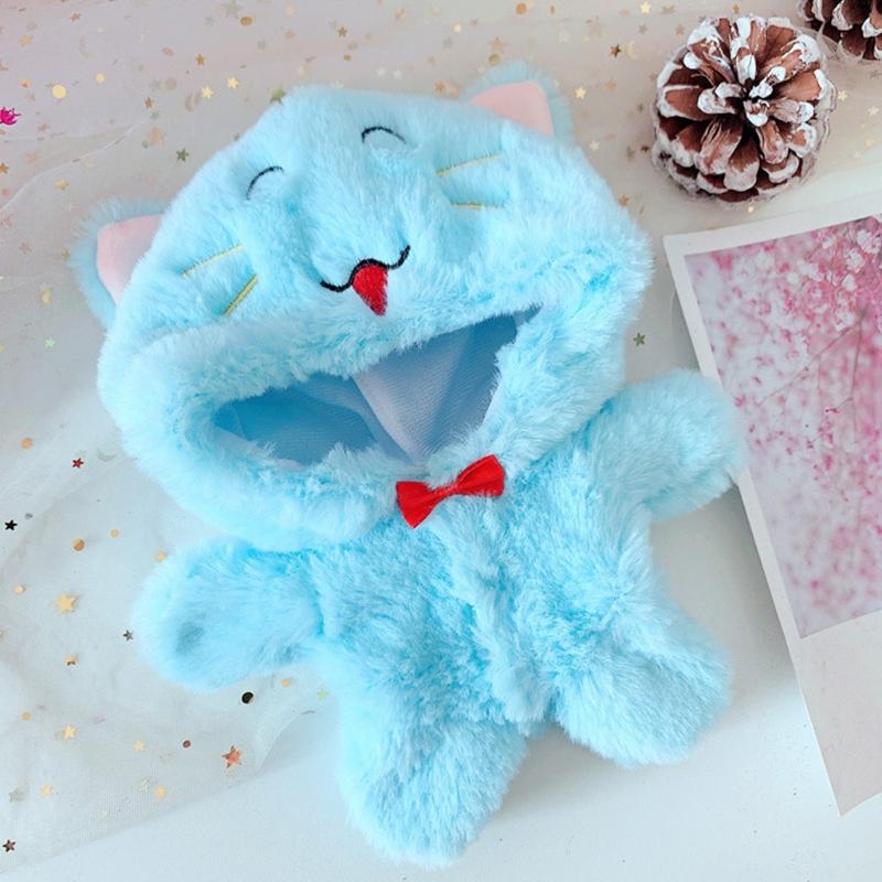 8in Plush Dolls Plush Cloak/Bag for Girls Dollhouse Role for Play Game DIY Toy Accessory Party Supplies Great Christmas
