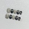 Pure Hand-made Armor Piece Handmade High-end Black Matte Magic Mirror Jump Color Steel Ball Burst Drill Can Be Detached