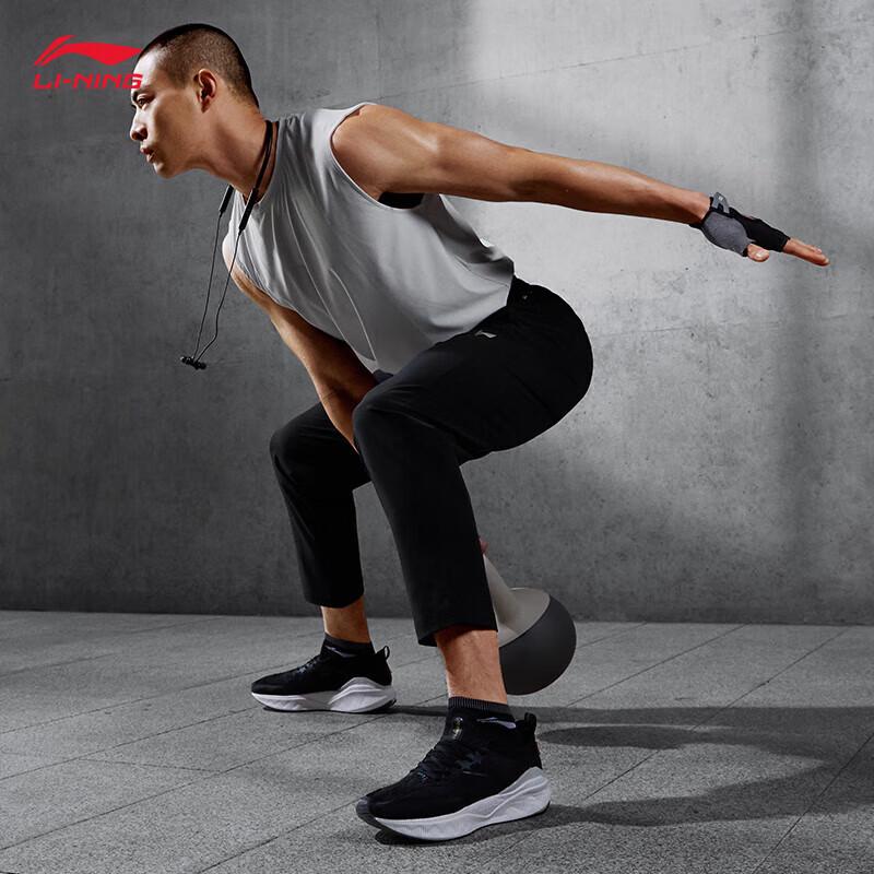 Li-Ning Men s Moisture-Wicking Quick-Dry Straight Leg Sports Pants M
