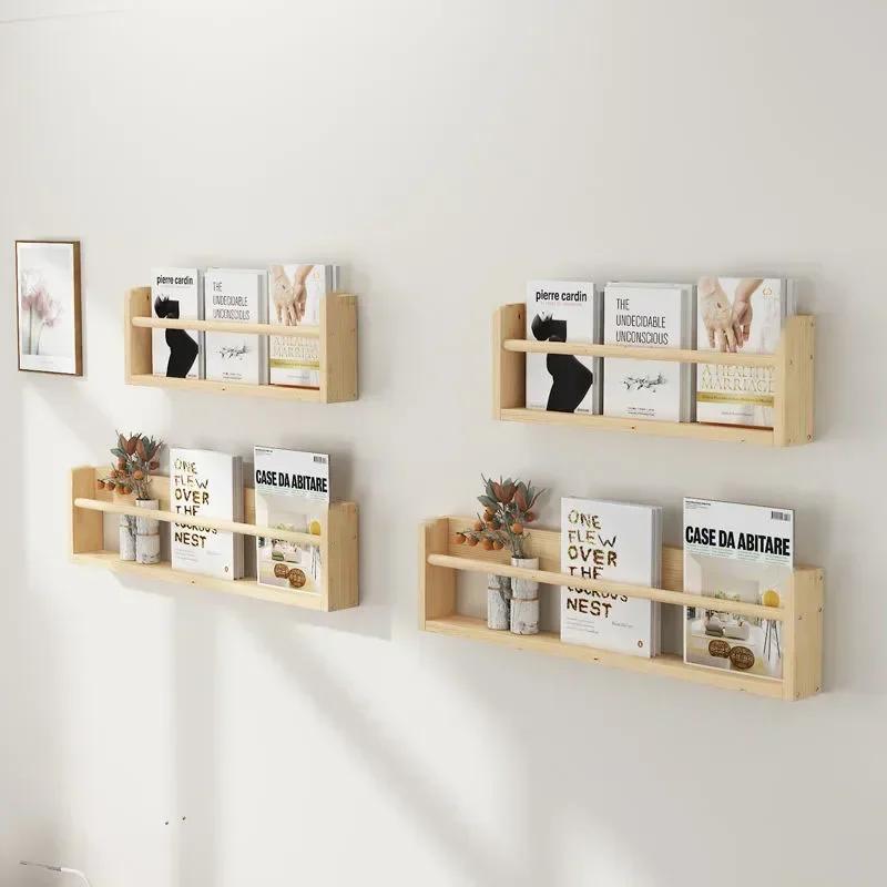 Mensole a Muro Galleggianti in Legno Scaffali per Libri da Nursery Scaffale per Libri per Bambini per Decorazione Soggiorno Camera da Letto Scaffale porta Spezie da Cucina Scaffale portaoggetti da Bagno