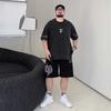 Stretch Fit Anti-wrinkle Loose Men's Short-sleeved Vintage Old Fashion Short-sleeved Top Cotton Comfortable Lightweight T-shirt