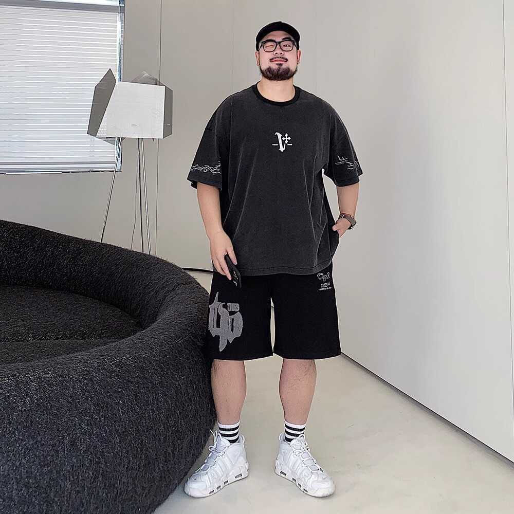 Stretch Fit Anti-wrinkle Loose Men's Short-sleeved Vintage Old Fashion Short-sleeved Top Cotton Comfortable Lightweight T-shirt