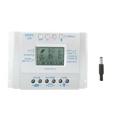 80A LCD Display PWM Photovoltaic Solar MPPT Charge Controller Regulador 12V24V