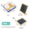 Magnetic Wooden Tangram Puzzle for Kids - Educational Geometric Building Blocks Toy