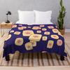 Floating Lanterns Gleam Throw Blanket