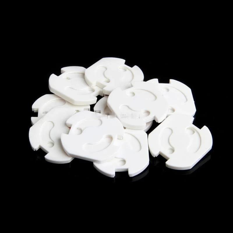 10Pcs EU Power Socket Electrical Outlet Baby Child Safety Guard Protection Anti Electric Shock Plugs Protector Rotate Cover