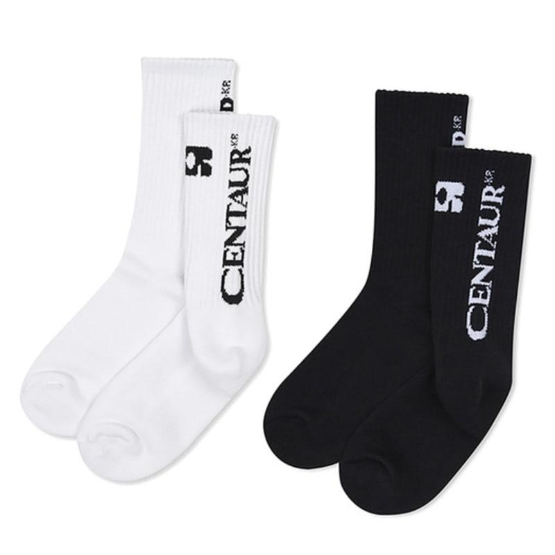 

CENTAUR.KR CENTAUR CREW SOCKS_2 COLORS WHITE