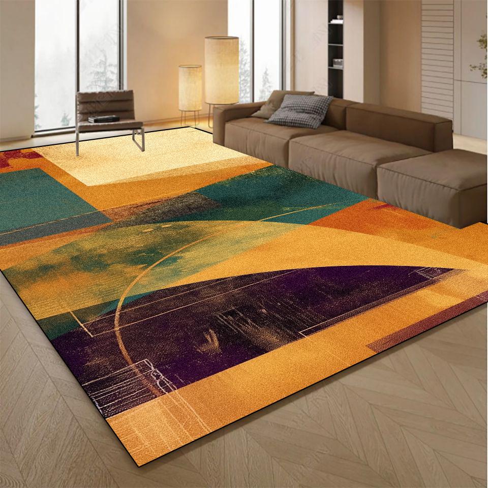 Light Luxury Home Large Carpet Living Room Decoration Abstract Rugs Parlour Sofa Side Soft Mats Bedroom Cloakroom Hallway Carpet
