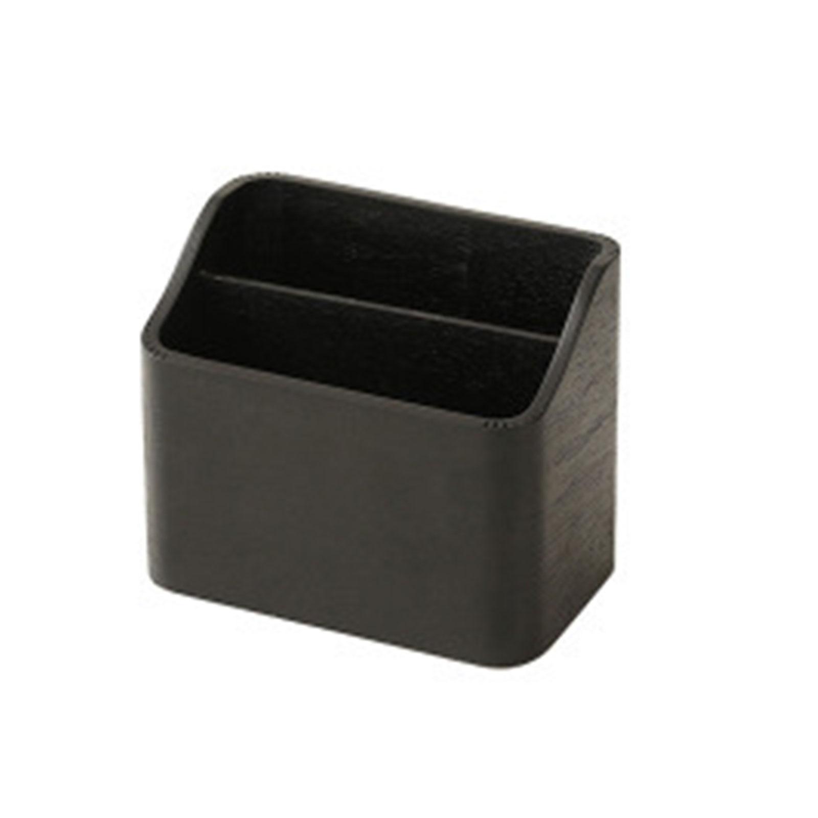 

Коробка для хранения пультов дистанционного управления с 2 отделениями, держатель для мобильного телефона, пульта от телевизора, канцелярских принадлежностей, деревянный настольный органайзер, школьные и офисные принадлежности чёрный