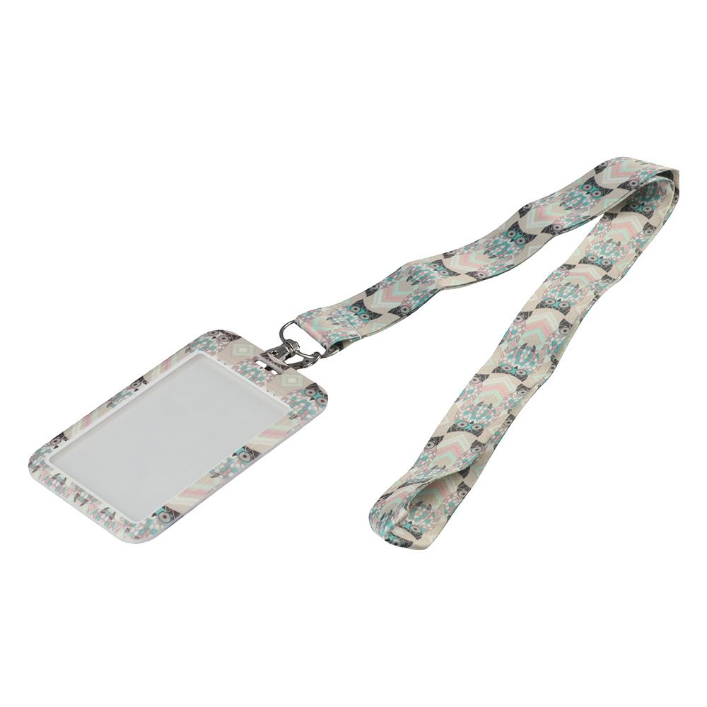 

Neck Animal Owl Lanyard Keys Keychain Student