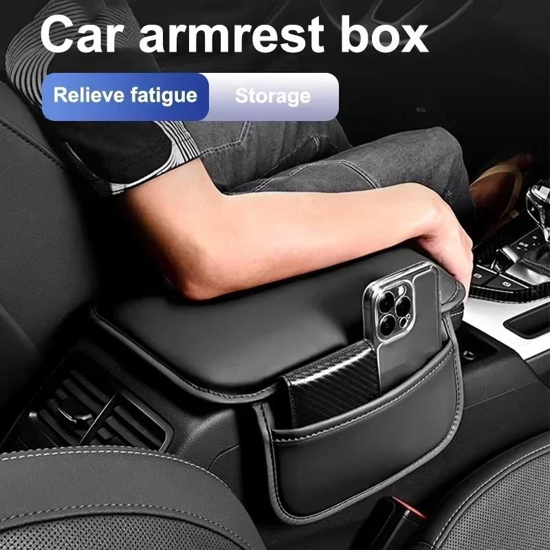 WOOY7 Car Armrest Pad Center Console Protection Cushion Accessories For Mercedes Benz AMG E S C A B Class GLE GLS CLS GLC CLA GLA GLK