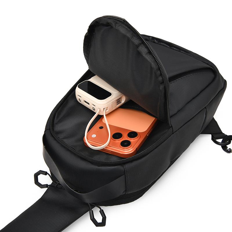 Chest Bag Men's Business Shoulder Bag Large Capacity Outdoor Sports Crossbody Bag