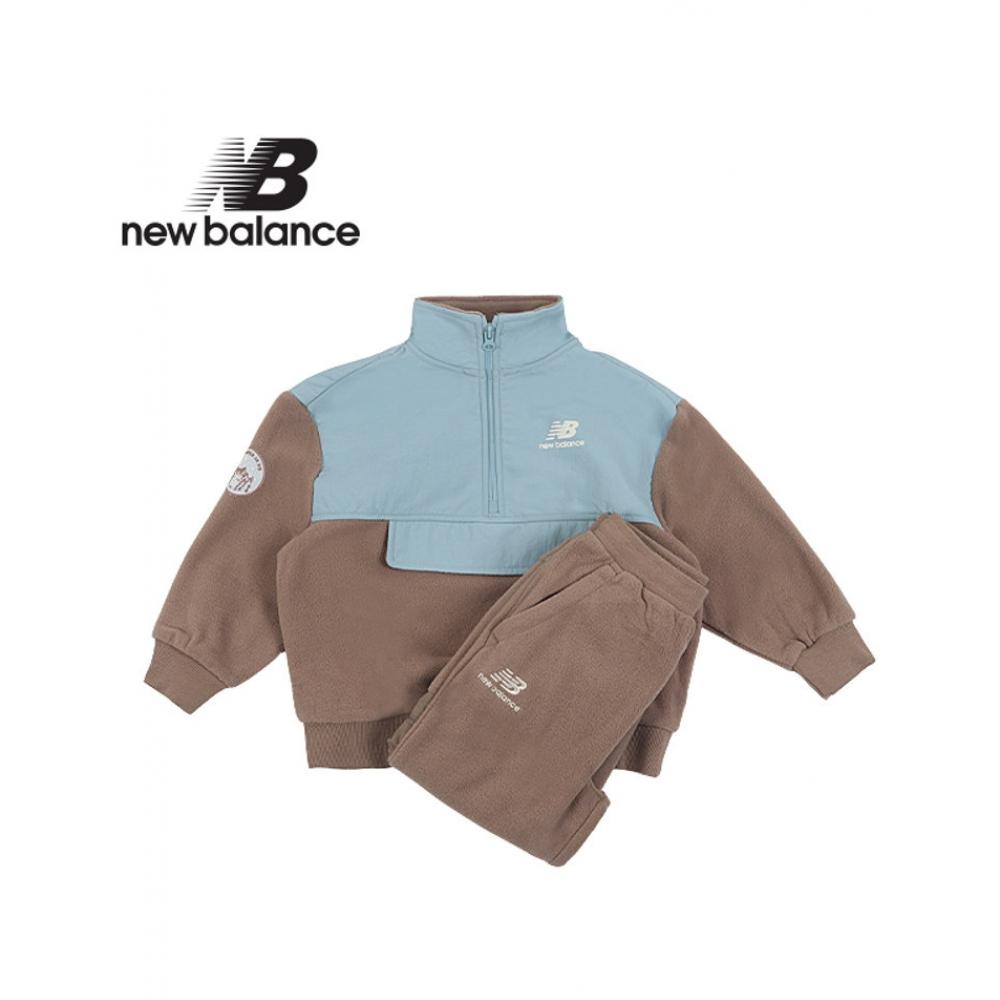

New Balance Детский флисовый тренировочный комплект Nk9yc4561u 85 Коричневый 110
