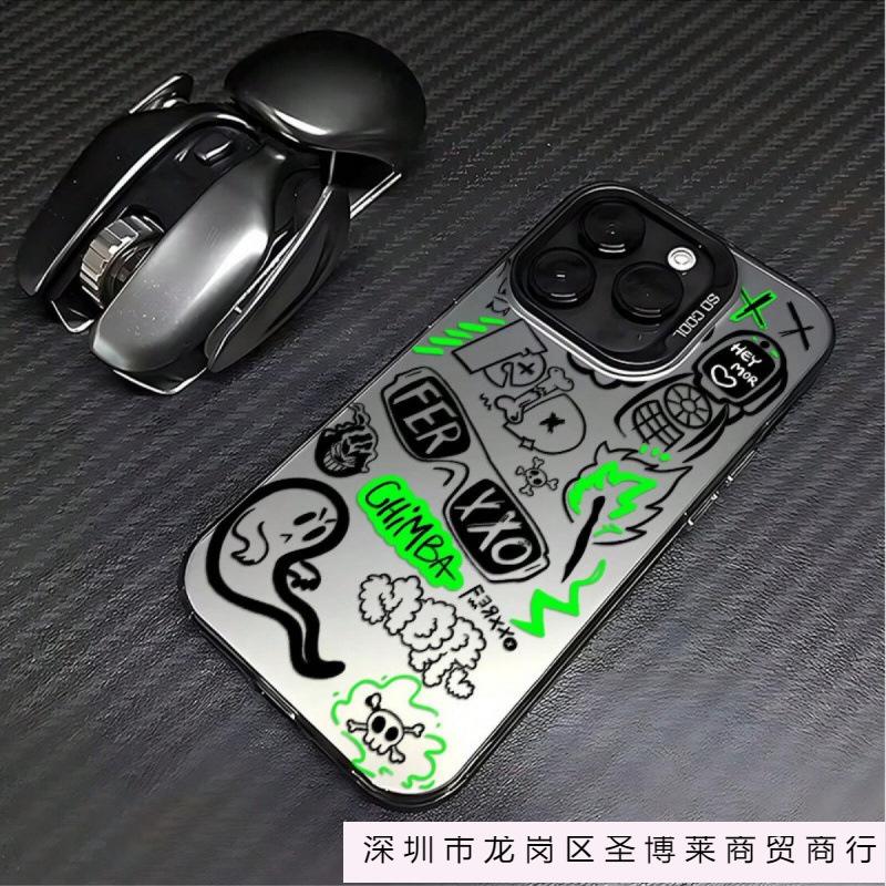 Ghost Phone iPhone15 Apple 14promax Phone Case 16pro/13 Colored Silver 12 Advanced 11 Explosion