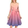 Women's Cocktail Dresses 3/4 Sleeve Vintage Wedding Guest Dress