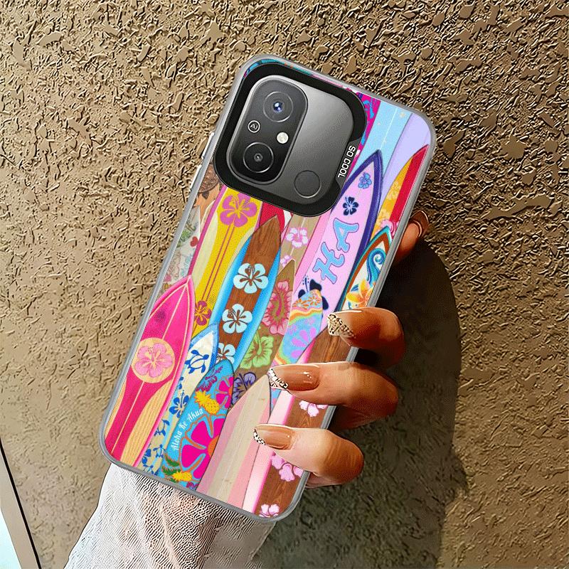 Surfboard Surfing Surf Summer Shockproof Phone Case for Xiaomi Poco X7 X6 X5 X3 Pro F7 Ultra M8 Redmi 15C 15 14C 13C 12C 10C 13