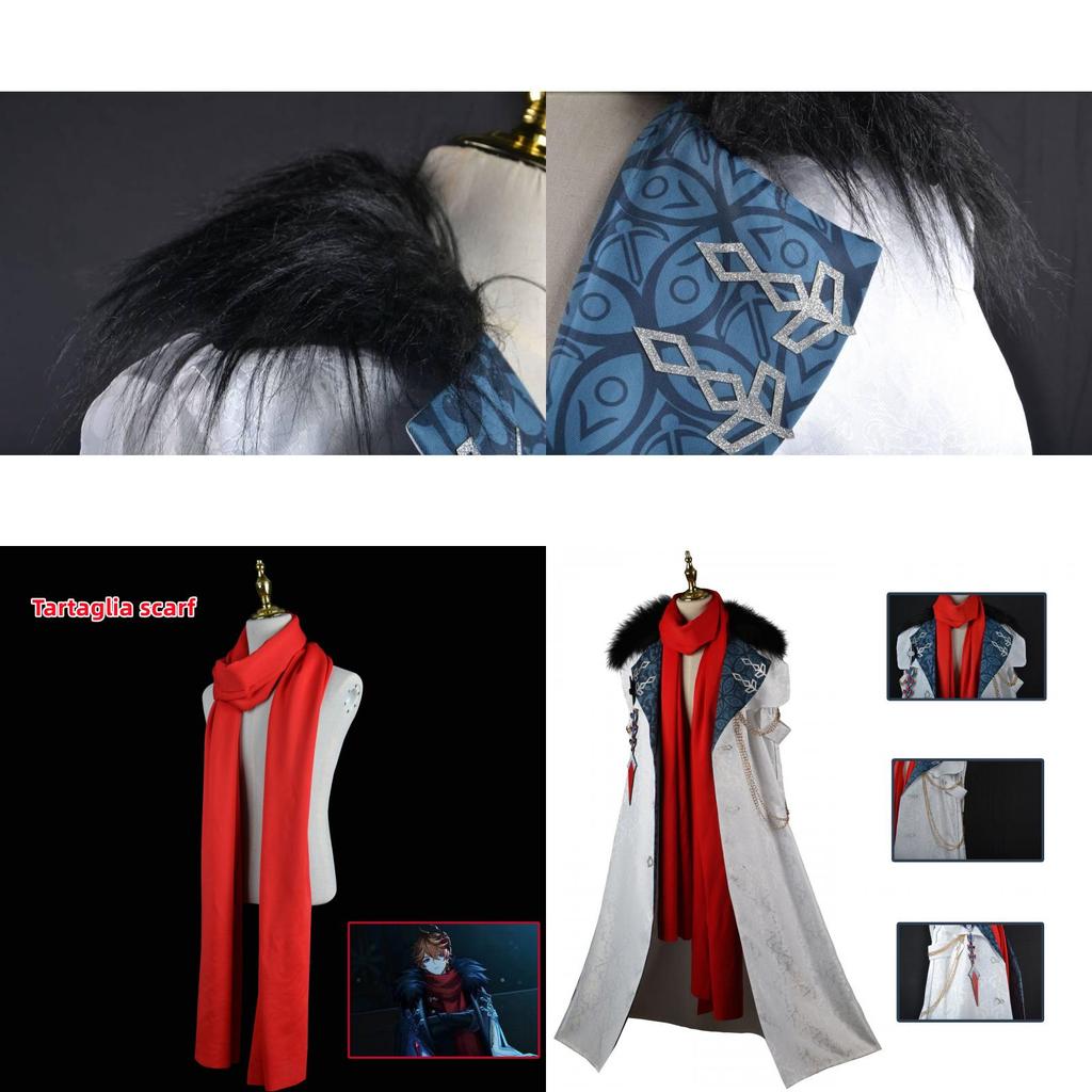 Deluxe Original Trialimpact Tartaglia Cosplay Cape Costume
