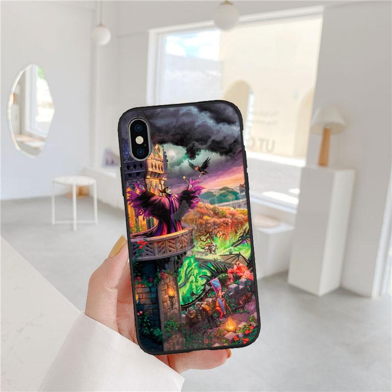 CJ76 Maleficent Soft Shell Phone Case for OPPO A3 Pro A72 A74 A76 A77 A77S A78 A79 A94 A95 A18 A40M A58