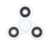 Fidget Spinner - Tri-Spinner - Silver White - Ultra Fast Bearings - Relaxation Toy for Child and Adult