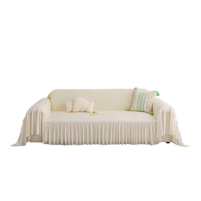 Cream Wind Cool Doudou Sofa Towel 2025 New Summer Cool Seat Cushion Anti-cat Scratch Full Cover Fixed Universal Cover Towel