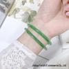 Imitation Jade Achat Glasierte Klingelarmbänder Set