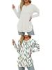 Autumn Women's Solid Long Sleeve Round Neck Loose Casual Top