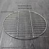 Round Stainless Steel BBQ Grill Net with Meat Pressing and Steamer Rack for Smoked and Braised Meat