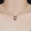 V-Form Farbwechsel Diaspore Anhänger Halskette Echt 925 Sterling Silber Zultanit Edlen Schmuck Für Frauen Freie Kette