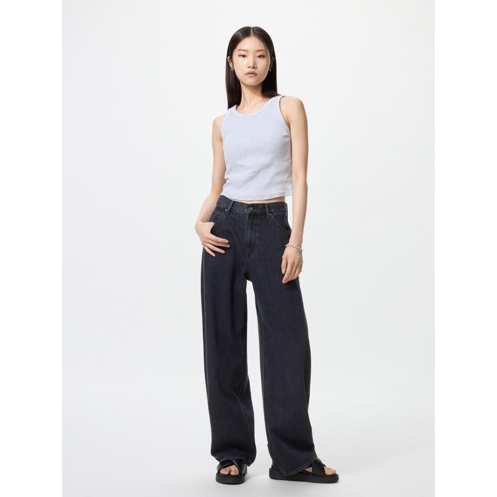 

Uniqlo Мешковатые джинсы с изгибом Длина 80 см Длинные