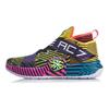 Li Ning All City 7 Shock Absorbing Non-Slip Wear-Resistant Mid-Top Basketball Shoes Men Basketball Shoes Yellow Blue ABAP099-1