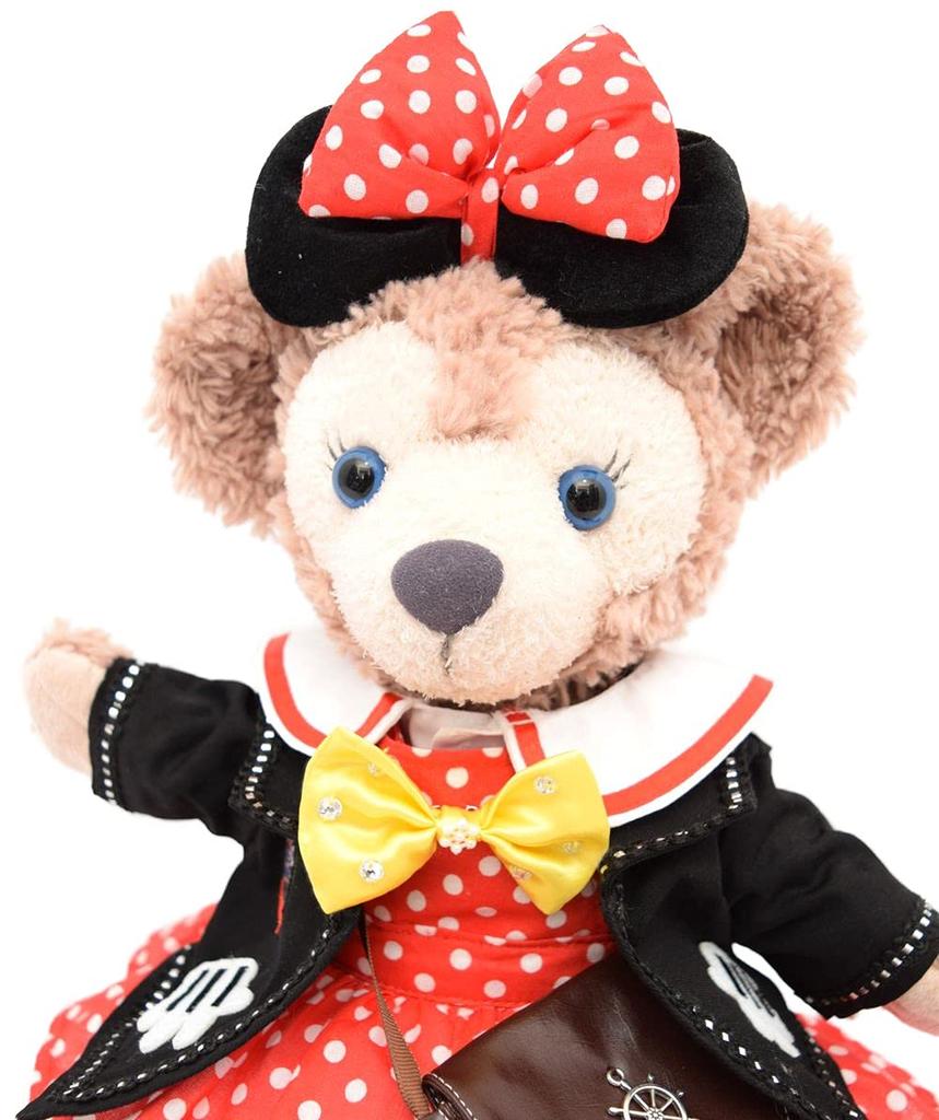 [Teddy Bear Mail Order Alice] ShellieMay Dress-Up Costume, Minnie Mouse Outing Costume (No Body), Size Small (ShellieMay)